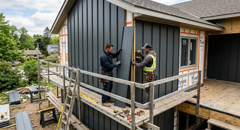 Aluminium Siding Installation in Highland, MI
