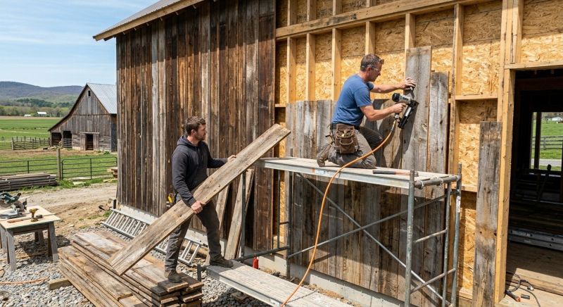 Barn Siding Installation in Dexter, MI