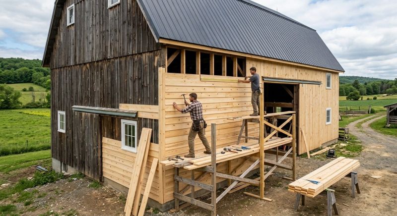 Barn Siding Installation in Plymouth, MI