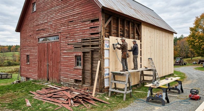 Barn Siding Replacement in Berkley, MI
