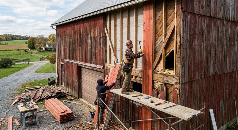 Barn Siding Replacement in Northville, MI
