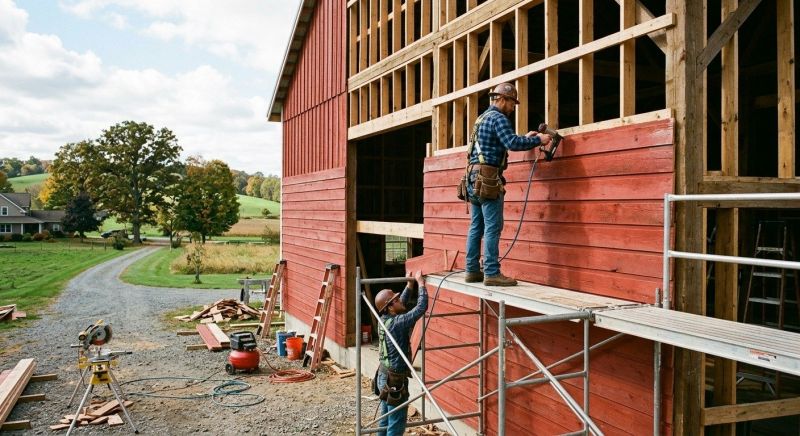Barn Siding Replacement in Pinckney, MI