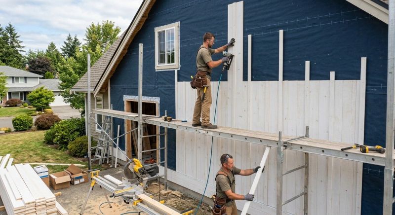 Batten Siding Installation in Saline, MI