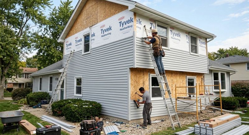 Building Siding Installation in Northville, MI