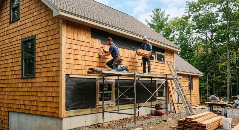 Cedar Siding Installation in Plymouth, MI