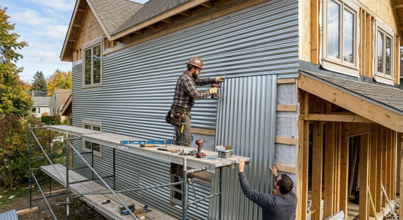 Corrugated Siding Installation in Northville, MI