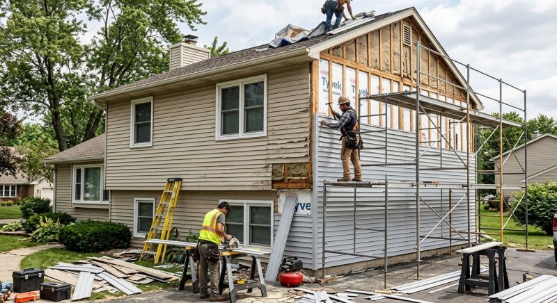 Damaged Siding Replacement in Northville, MI