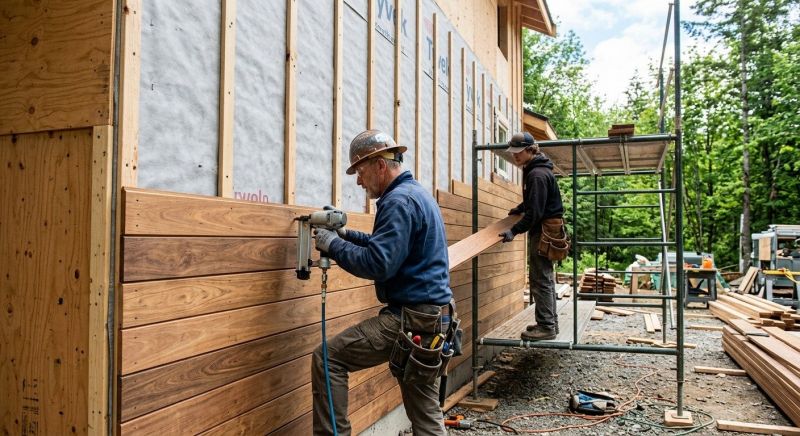 Hardwood Siding Installation in Berkley, MI