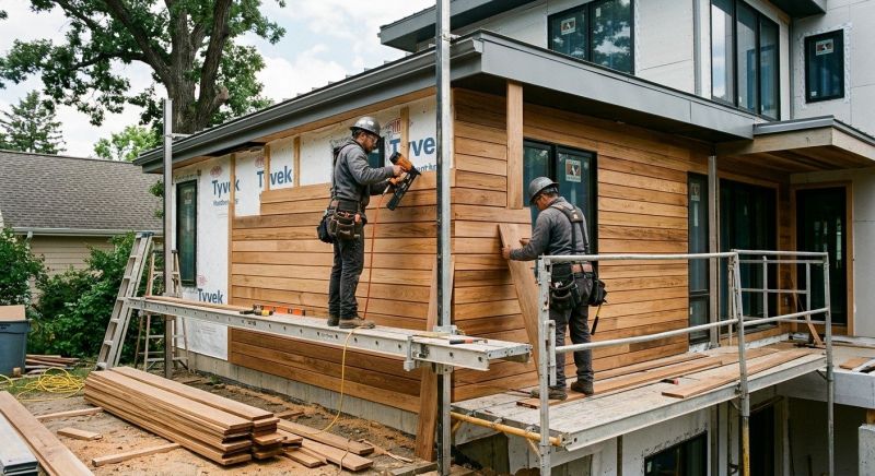 Hardwood Siding Installation in Milford, MI