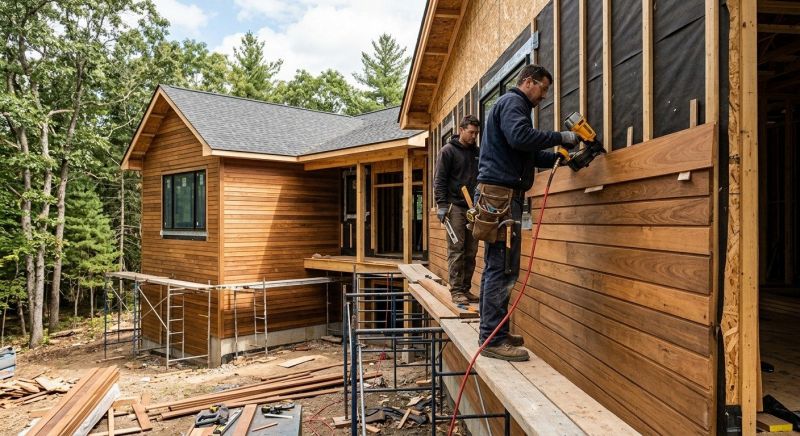 Hardwood Siding Installation in Troy, MI