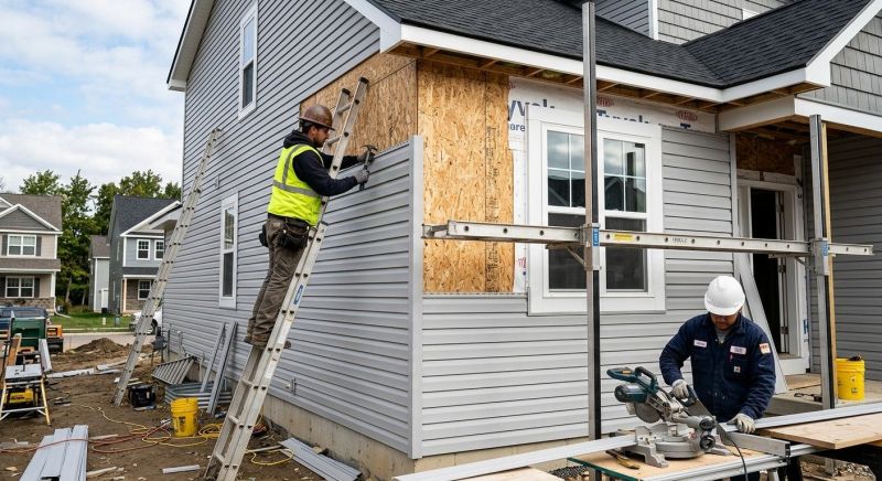House Siding Installation in Milan, MI