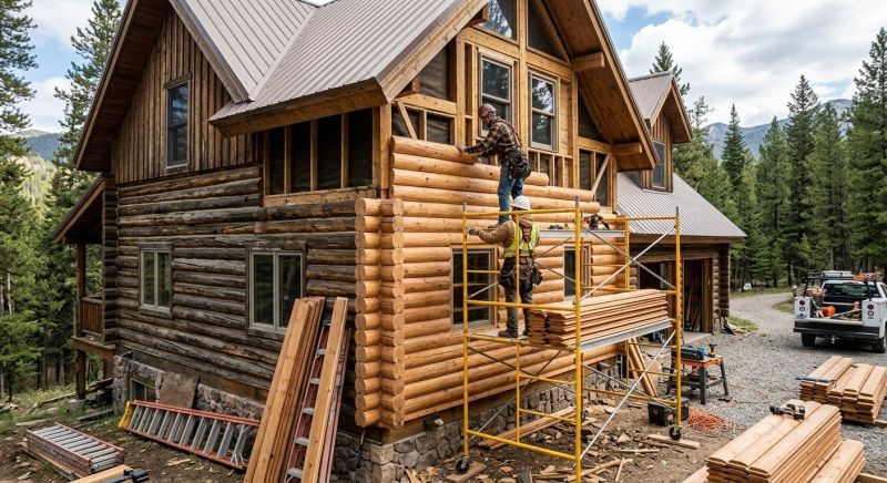 Log Siding Installation in Oak Park, MI