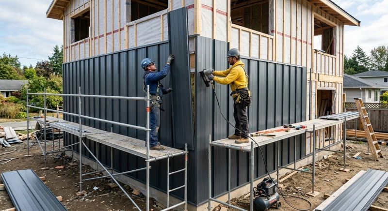 Metal Siding Installation in New Boston, MI