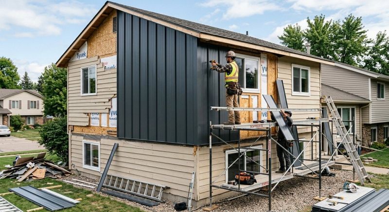 Metal Siding Replacement in Northville, MI