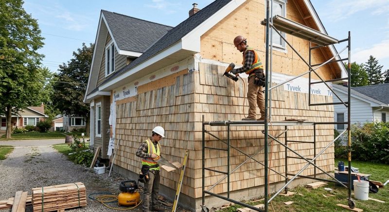 Shake Siding Installation in Canton, MI