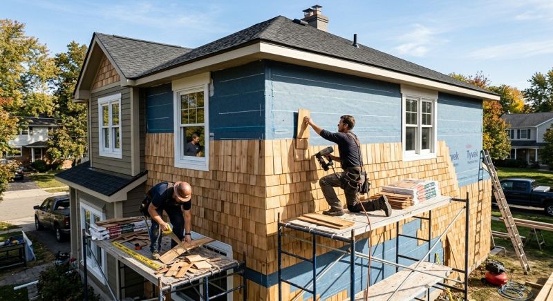 Shingle Siding Installation in Northville, MI