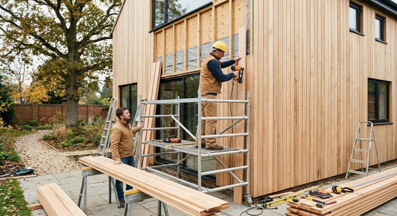 Wood Cladding Installation in Belleville, MI
