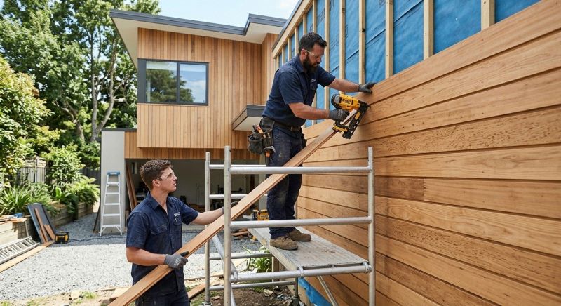 Wood Cladding Installation in Dexter, MI