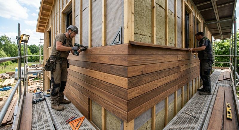 Wood Cladding Installation in Northville, MI