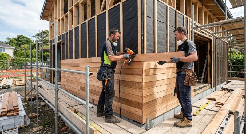 Wood Cladding Installation in Rochester, MI