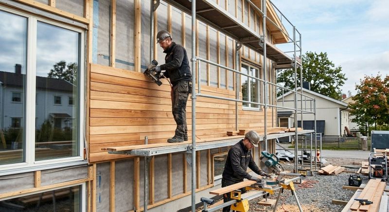 Wood Cladding Installation in Taylor, MI