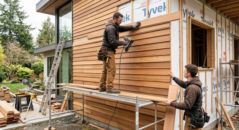 Wood Cladding Installation in Washtenaw County, MI