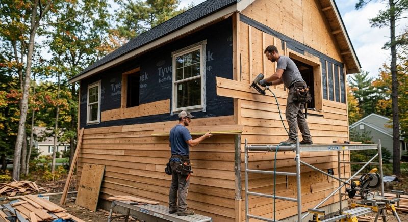Wood Siding Installation in Bloomfield Hills, MI