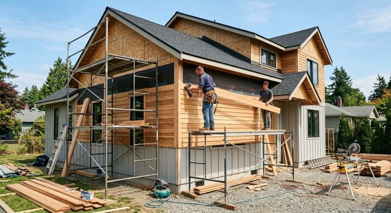 Wood Siding Installation in Canton, MI